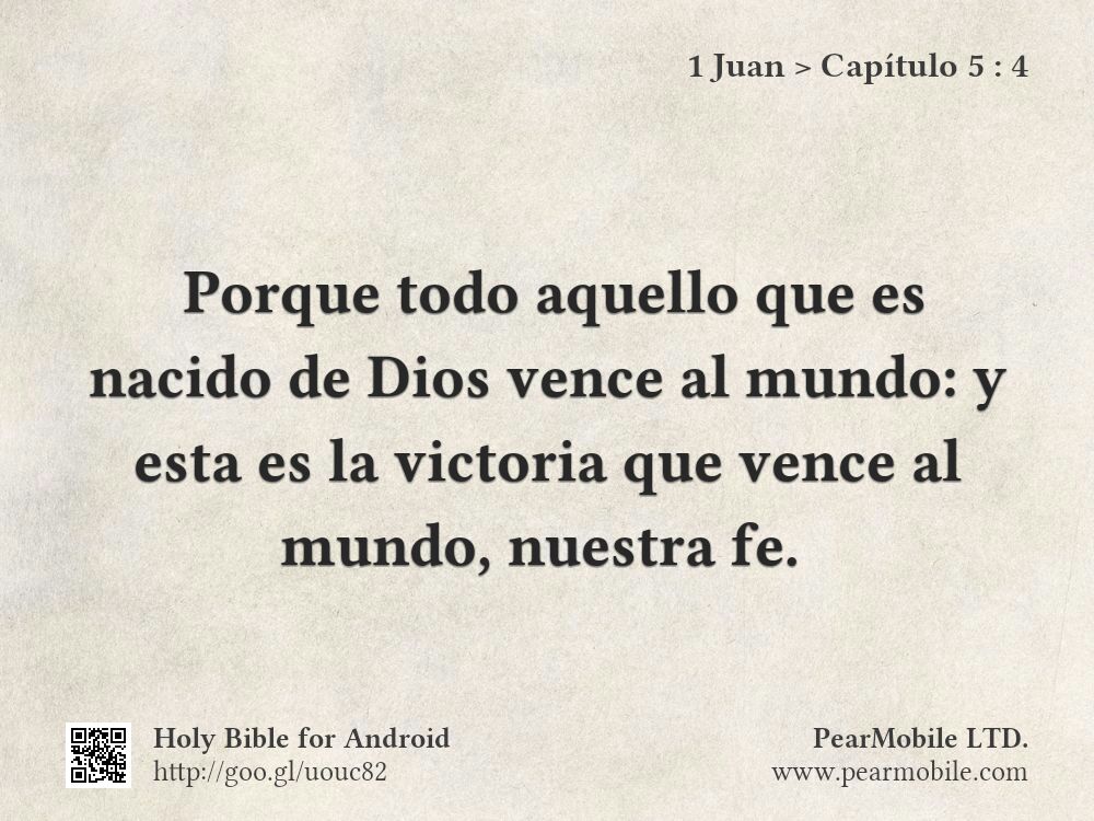1 Juan, Capítulo 5:4